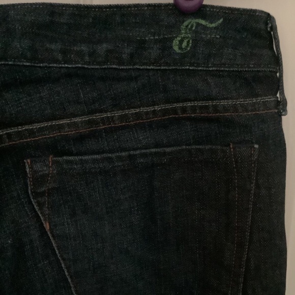 Earnest Sewn Blue Organic Straight Leg Denim Jeans Size 31 NEW WITHOUT TAGS - Picture 7 of 13